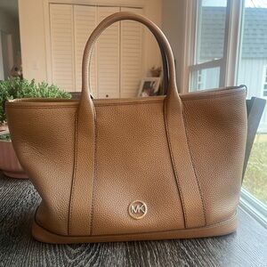 Michael Kors Luisa Medium Pebbled Leather Tote Bag
